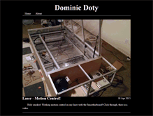 Tablet Screenshot of dominicdoty.com